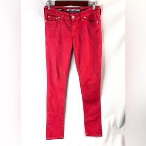 Affliction 31x32 RAQUEL Women’sMidi-Rise Jeans - Red